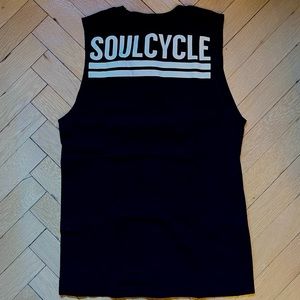 EXCELLENT! Soul Cycle Sleeveless T, Small, Black